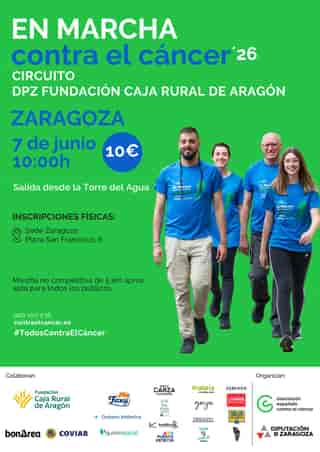 EN MARCHA contra el cáncer 26 CIRCUITO DPZ FUNDACIÓN CAJA RURAL DE ARAGÓN en Zaragoza (5km)
