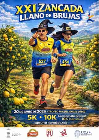 XXI Zancada Llano de Brujas “Trofeo Miguel Ángel López” en Llano de Brujas (200m, 280m, 560m, 1120m, 1120m, 1680m, 5km, 10km)