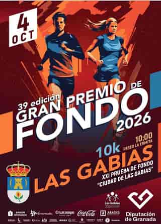 XXXIX Gran Premio de Fondo Diputaci
 de Granada 2026 / XXI Prueba de Fondo “Ciudad de Las Gabias” en Las Gabias (10km)