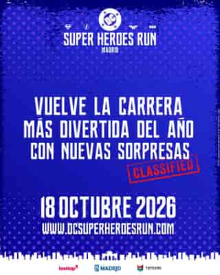 DC Superheroes Run en Madrid (5km, 1km)