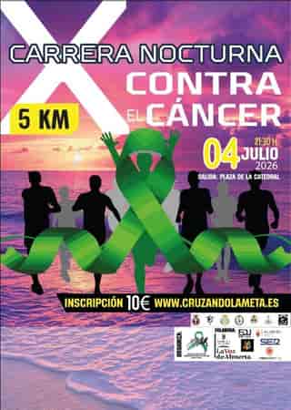 X CARRERA NOCTURNA CONTRA EL CANCER CIUDAD DE ALMERIA en Almería (5km)