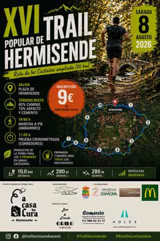 XVI Trail Popular de Hermisende en Hermisende (10km, 10km)