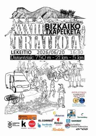 LEKEITIOKO XXXIII. TRIATLOIA en Lekeitio (750m, 21km, 5km)