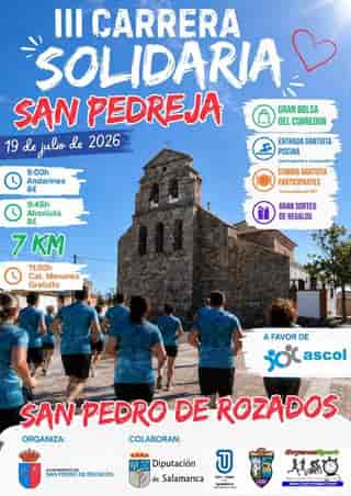 III Carrera Solidaria "San Pedreja" en San Pedro de Rozados (7km, 7km)