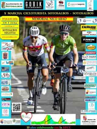 10ª Marcha Cicloturista Sotosalbos – Sotosalbos. Memorial Nico Abad en Sotosalbos (132km)