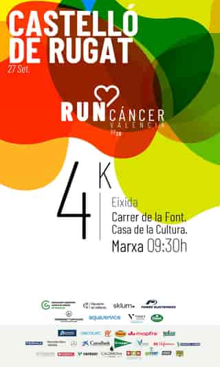Castelló de Rugat RunCáncer Valencia 2026 en Castelló de Rugat (4km)