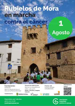 Marcha contra el Cáncer Rubielos de Mora en Rubielos de Mora (1.5km, 3.5km)