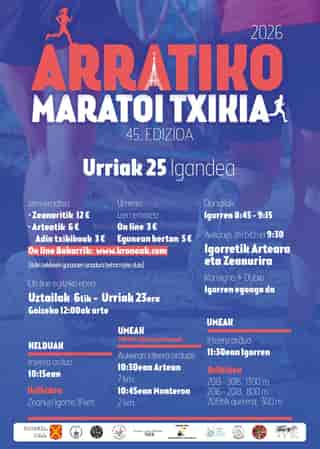 45. Arratiako Maratoi Txikia (Zeanuri-Igorre) en Igorre (11km, 5km, 7km, 1300m, 800m, 300m)