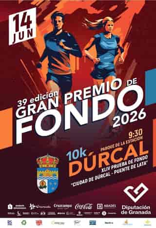 XXXIX Gran Premio de Fondo Diputación de Granada 2026 / XLIV Prueba de Fondo "Ciudad de Dúrcal-Puente de Lata" en Dúrcal (10km)