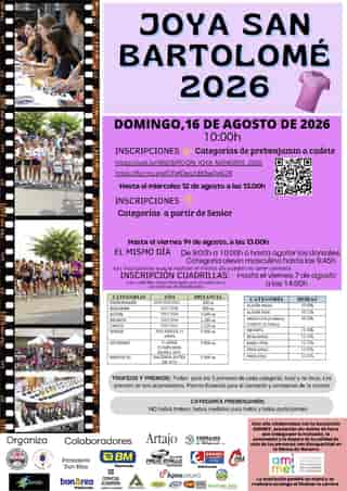 XXXVII Joya San Bartolomé en Ribaforada (0.2km, 0.4km, 1.2km, 2.2km, 3.32km, 7.6km, 7.6km, 7.6km, 5.6km)