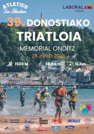 TRIATLÓN DE DONOSTIA, MEMORIAL ONDITZ 2026 en Donostia / San Sebastián (1.5km, 40km, 10km, 51.5km)