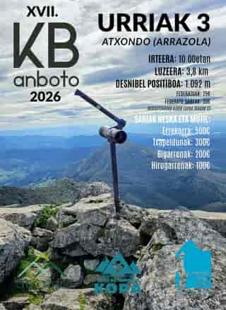 XVII. Anboto Kilometro Bertikala en Arrazola (3.8km)