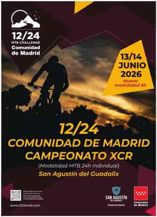12/24 MTB CHALLENGE COMUNIDAD DE MADRID 2026 - INDIVIDUAL EBIKE 6 HORAS en San Agustín del Guadalix (6h)