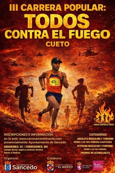 TRAIL TODOS CONTRA EL FUEGO en Sancedo (10km, 10km)