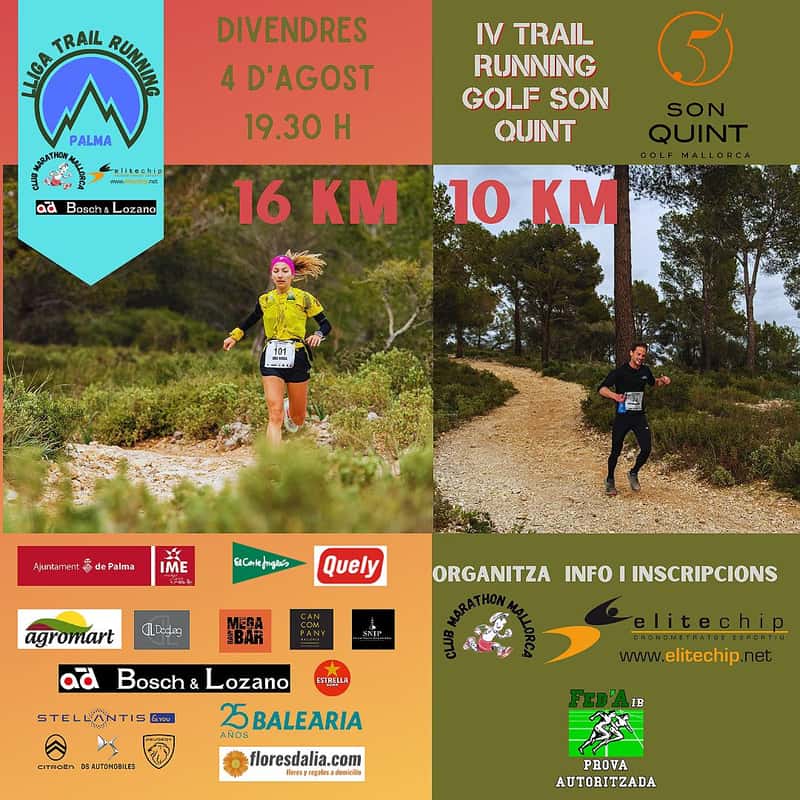 IV TRAIL-RUNNING GOLF SON QUINT PALMA 2023 en Palma (16km, 10km)