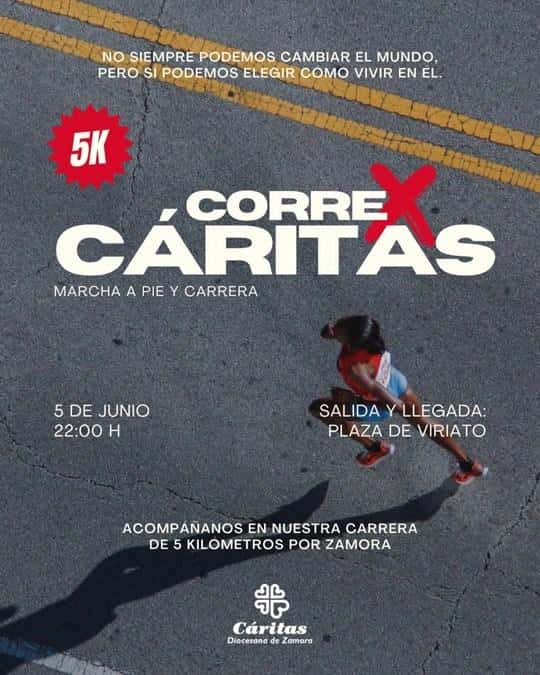 I Carrera y Marcha Nocturna Solidaria Corre por Cáritas Zamora en Zamora (5km, 5km)