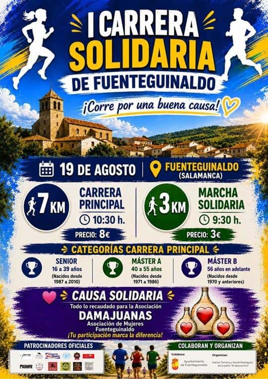 I Carrera Solidaria de Fuenteguinaldo en Fuenteguinaldo (7km, 3km)
