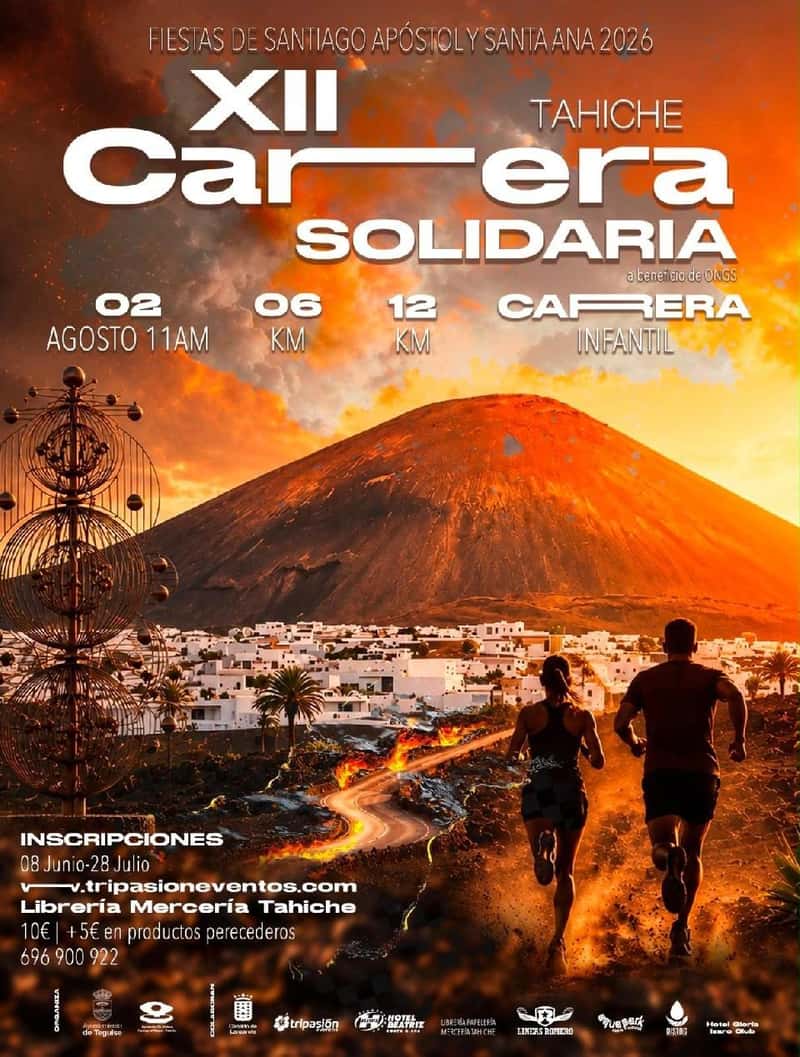 XII Carrera Solidaria Tahiche 2026 en Teguise (12km, 6km)