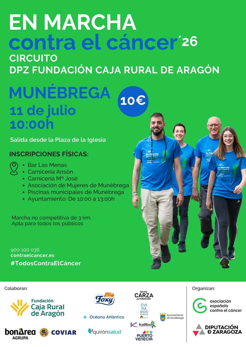 En Marcha contra el cáncer Munébrega 2026 en Munébrega (3km)