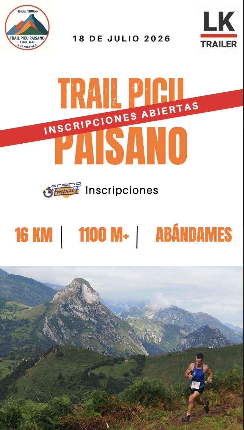 TRAIL PICU PAISANO 2026 en Abandames (16km)