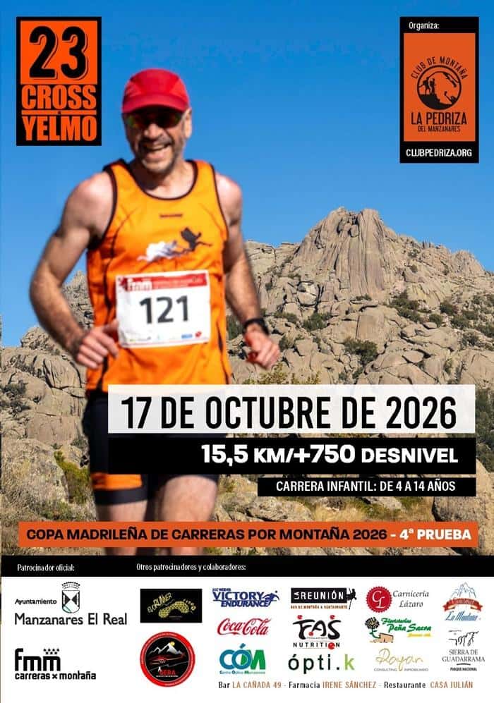 XXIII Cross al Yelmo - Copa de FMM en Manzanares el Real (15.6km, 13.1km)
