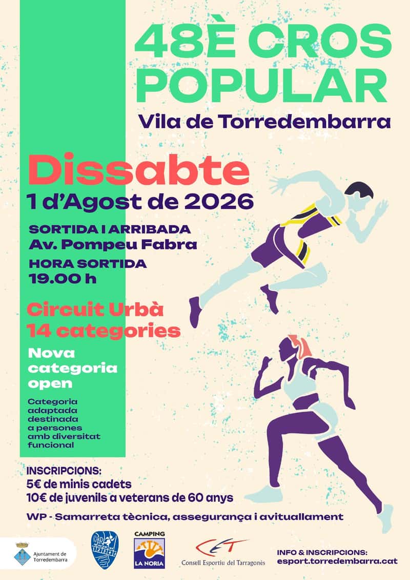 48è Cros Popular Vila de Torredembarra en Torredembarra (1km, 5km, 5km, 1km)