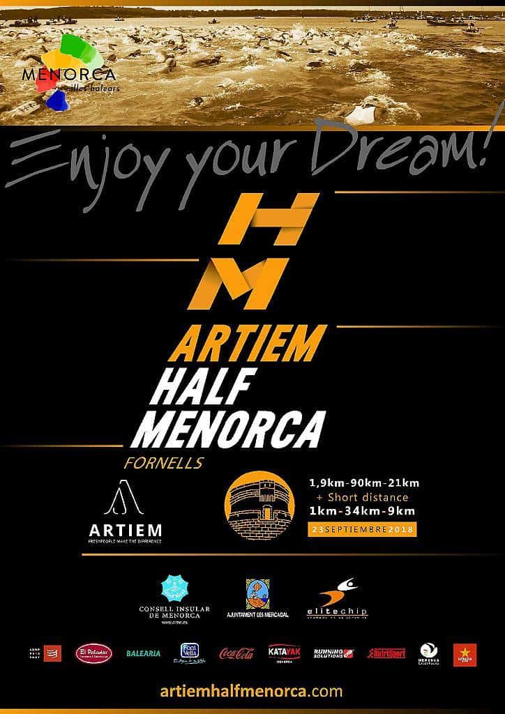 IV Artiem Half Menorca Triatlon 2018 en Fornells (1.9km, 90km, 21.1km, 113km)