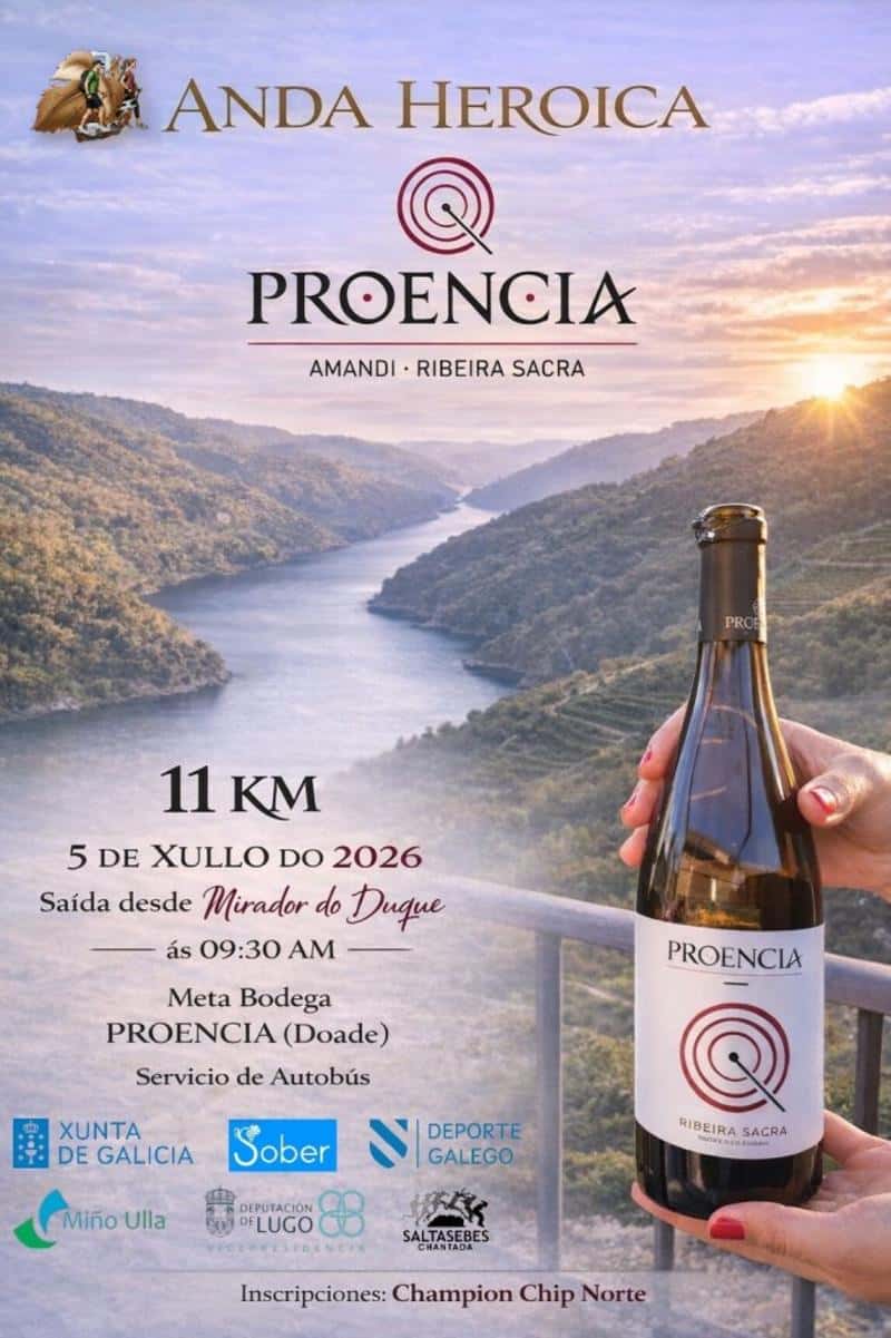 ANDA HEROICA PROENCIA en Lugo, España (11km)