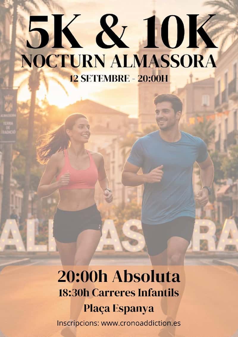 I 5K y V 10K NOCTURNO ALMASSORA en Castelló de la Plana (5km, 10km)