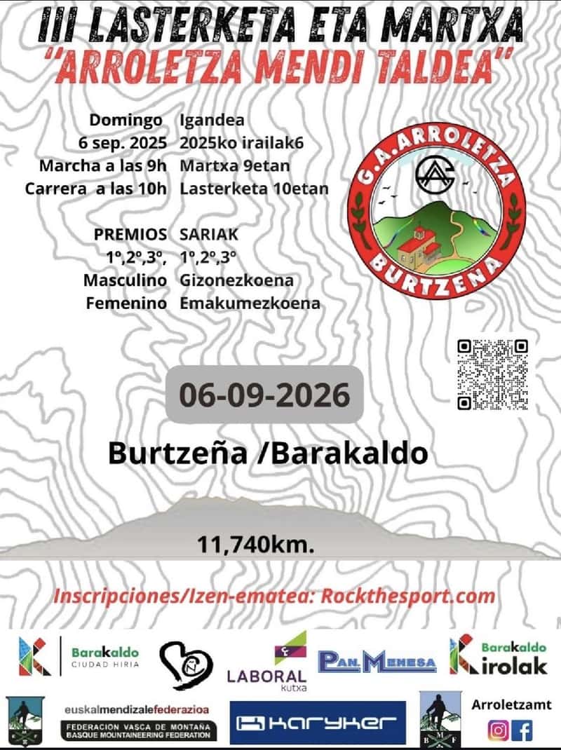 III Lasterketa eta Martxa Arroletza Mendi Taldea en Burceña, Vizcaya, España (11.74km, 11.74km)