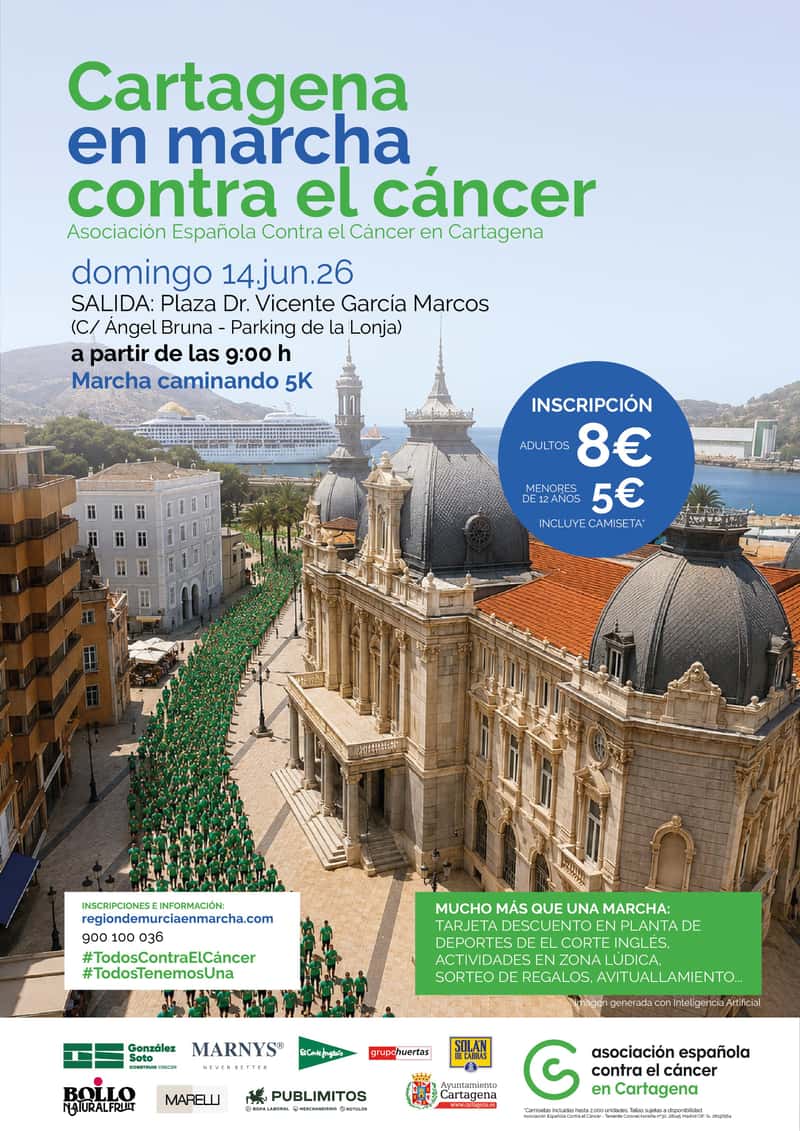 Cartagena en marcha contra el cáncer en Cartagena (5km)