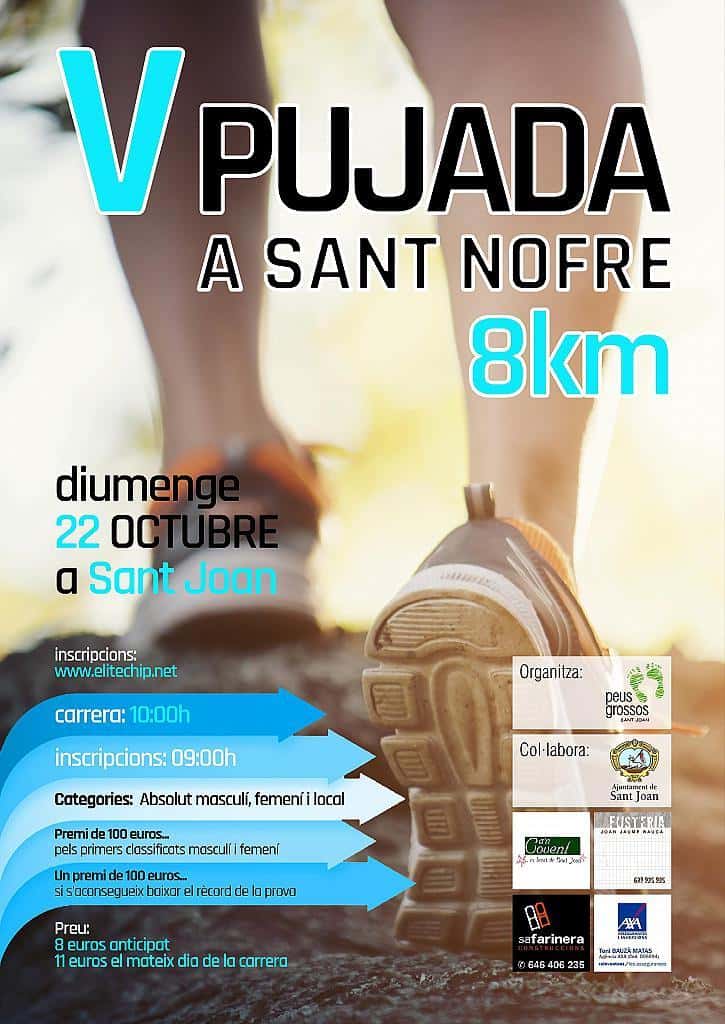 V Pujada a Sant Nofre 2017 en Sant Joan (8km)