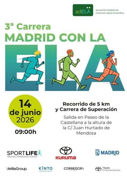 III Carrera Solidaria Madrid con la ELA en Madrid (5km, 400m)