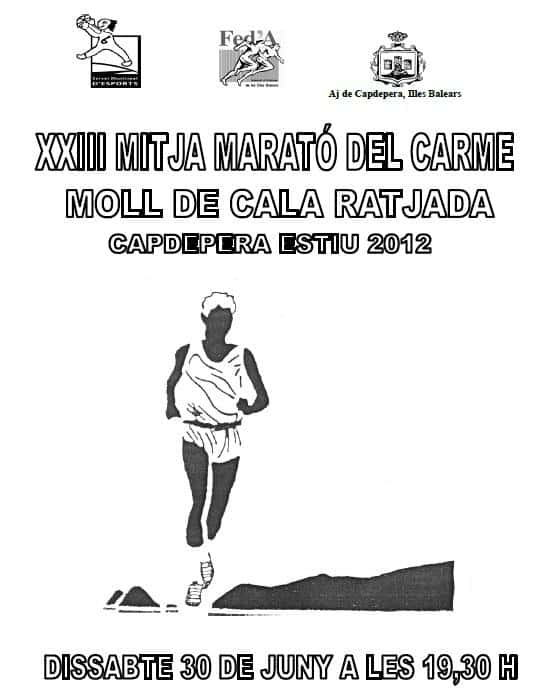 XXIII Mitja Marató del Carme 2012 en Capdepera (21.097km)