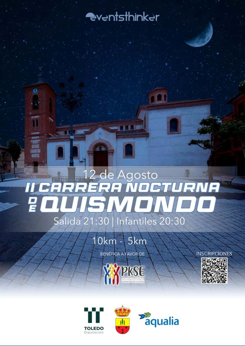 II Carrera Nocturna de Quismondo en Quismondo (10km, 5km)