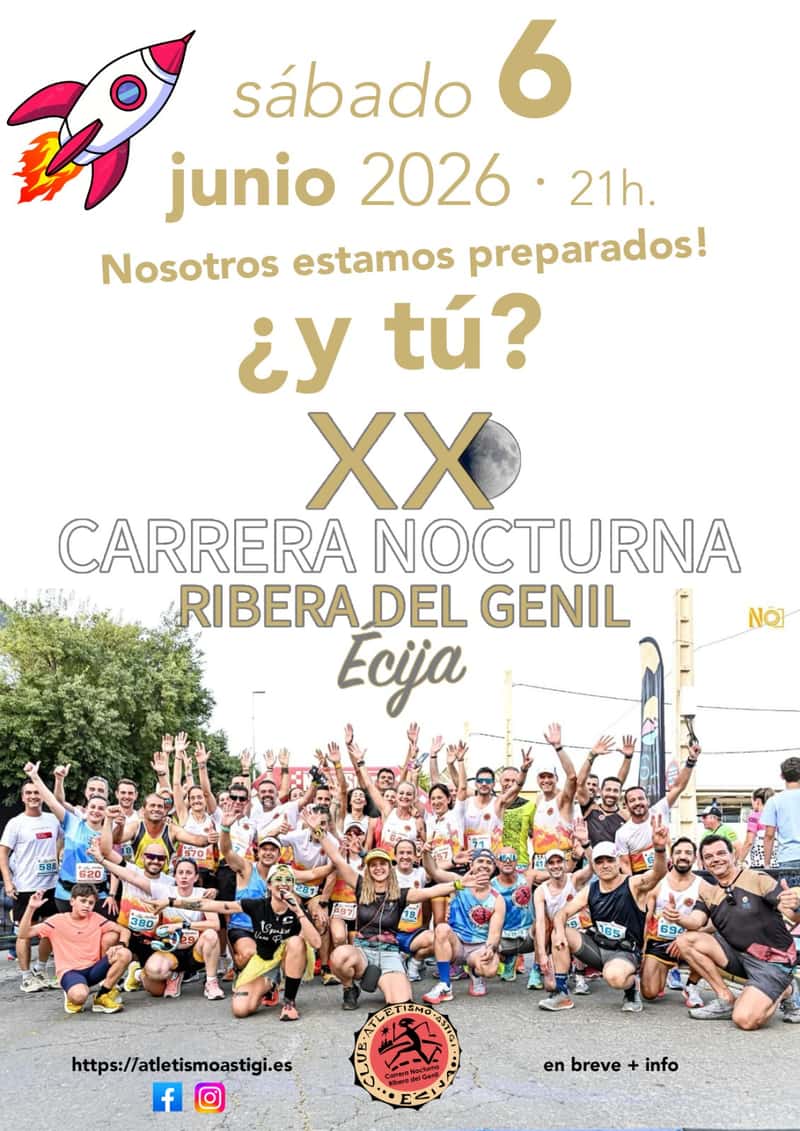 XX Carrera Nocturna Ribera Genil en Écija (8km)