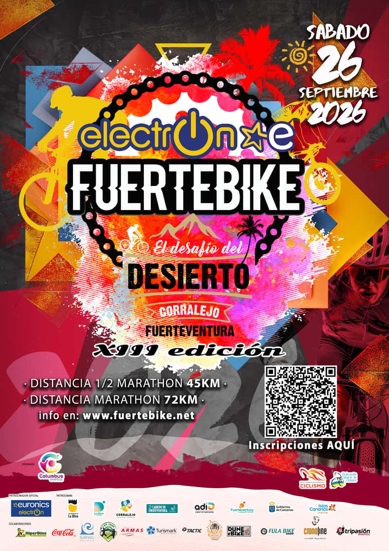 XIII Electrón FUERTEBIKE Fuerteventura - 2026 en Corralejo (72km, 45km)