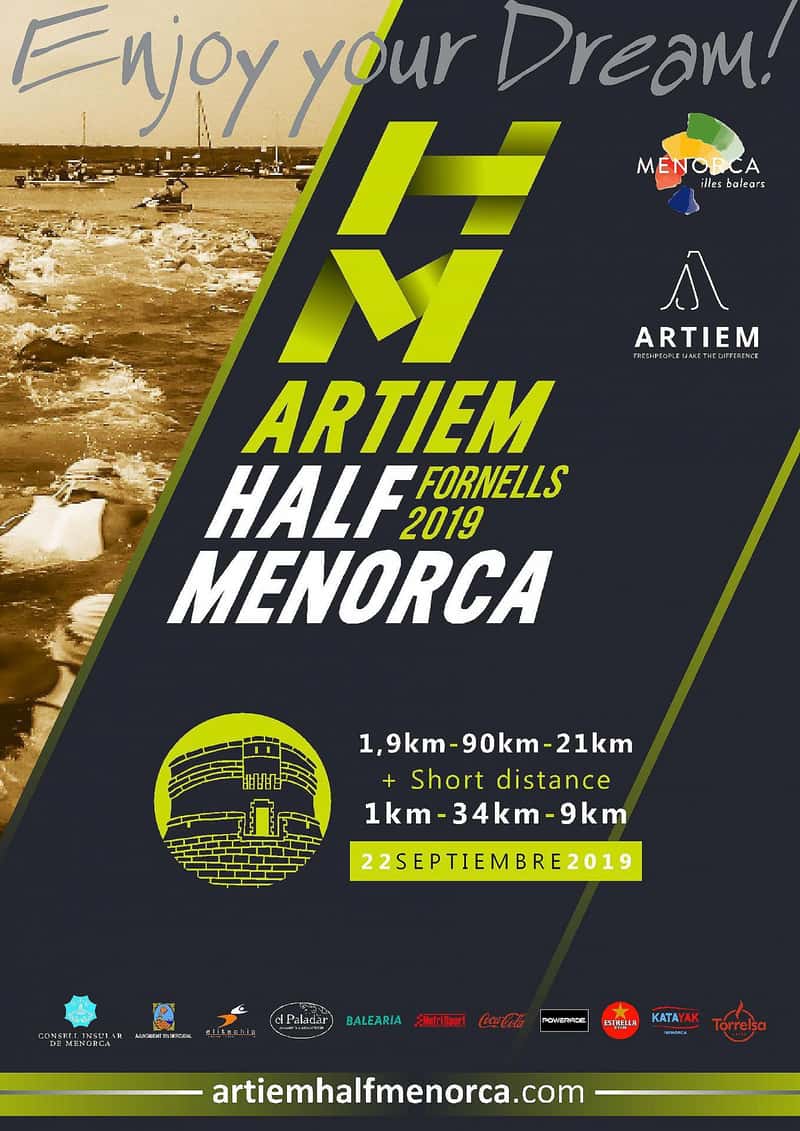 V Artiem Half Menorca Triatlon 2019 en Fornells (113km, 51.5km, 113km)