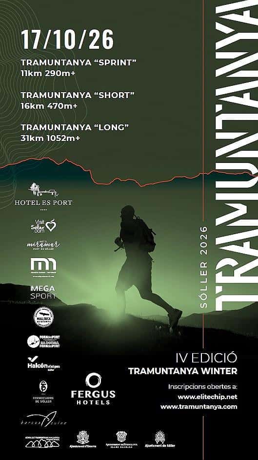 IV Tramuntanya Winter 2026 en Sóller (11km, 16km, 31km)