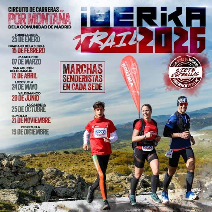 IBERIKA TRAIL - PEDREZUELA 2026 en Pedrezuela (25km, 5.5km, 10km, 9km)