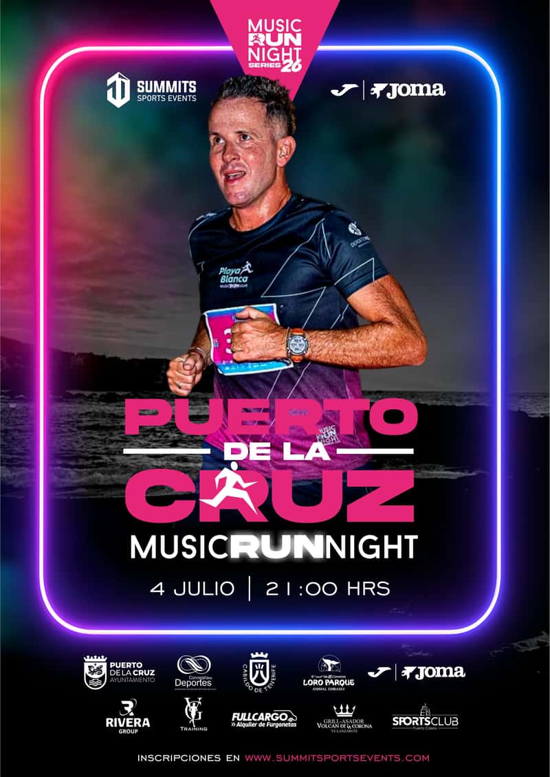 PUERTO DE LA CRUZ MUSIC RUN en Puerto de la Cruz (1.6km, 5km, 10km)