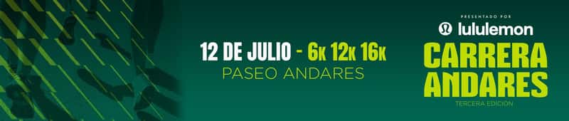 Carrera Andares 2026 en Zapopan, Jal., México (6km, 12km, 16km, 2km, 1km, 0.6km, 0.3km)