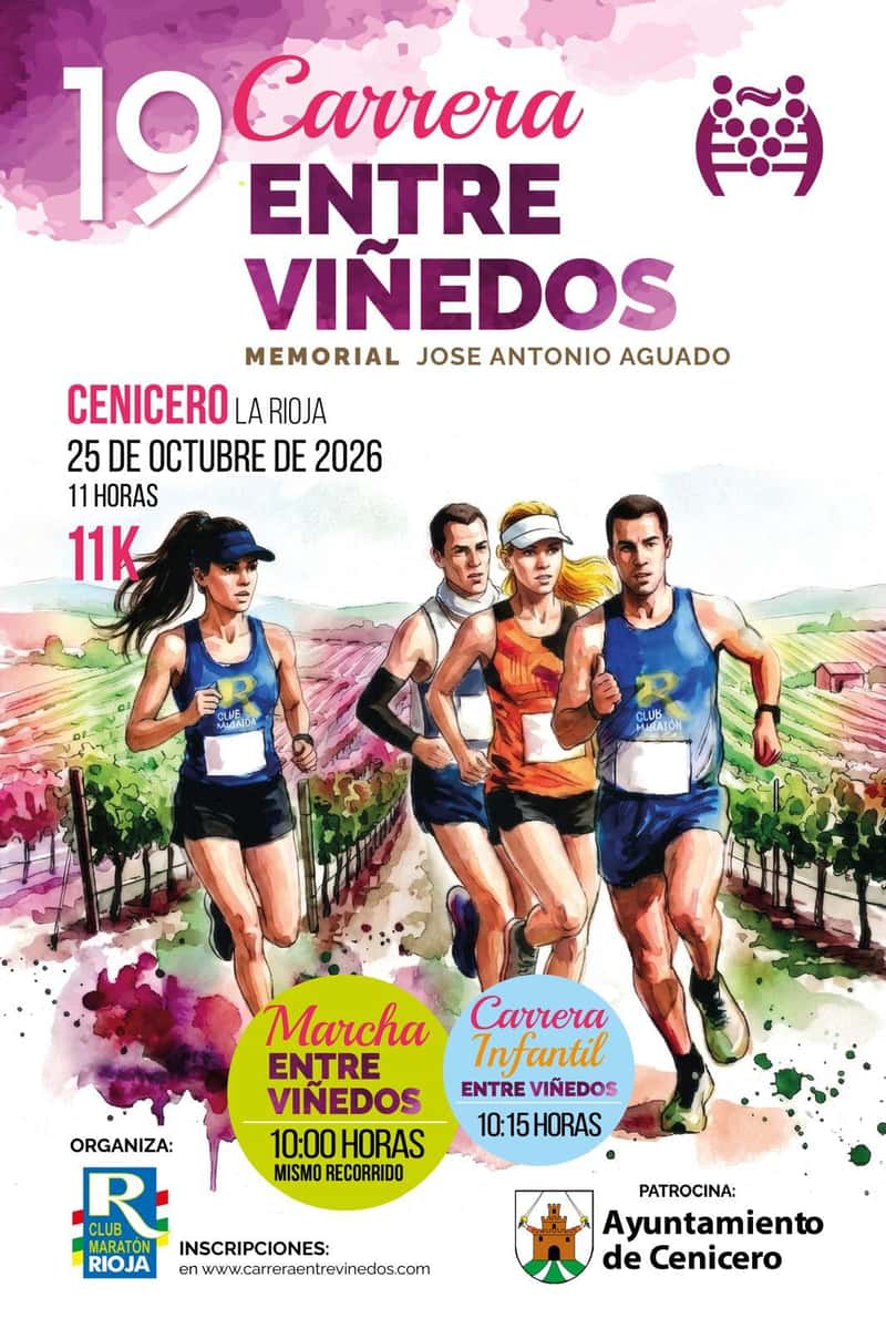 19 Carrera Entre Viñedos Memorial Jose Antonio Aguado en Cenicero (11km, 11km)