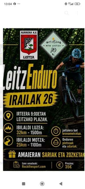 LeitzEnduro en Leitza (32km, 25km)