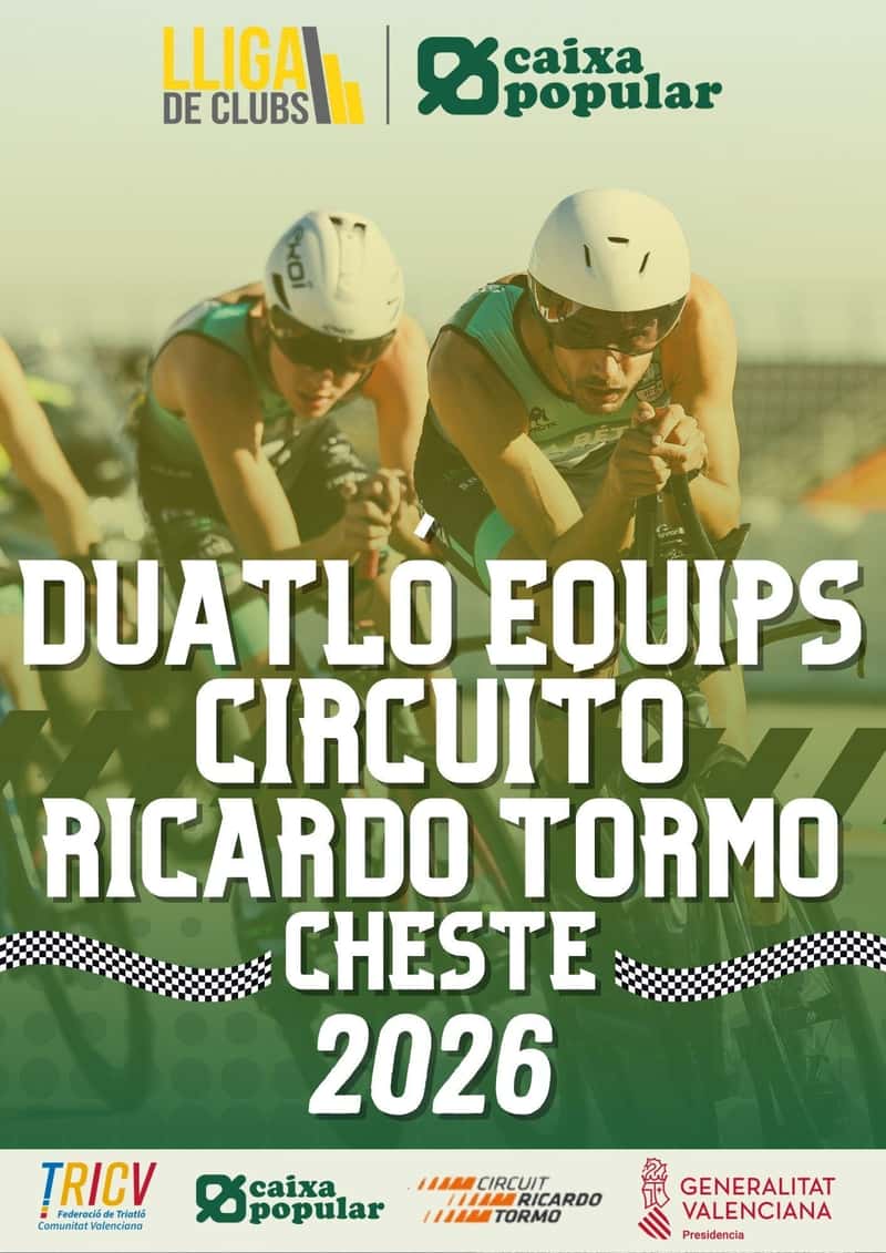 LLIGA DE CLUBS 2026 + DUATLÓN CRE CHESTE 2026 en Cheste (5km, 5km, 5km, 5km, 5km, 5km, 5km, 5km, 5km, 5km, 5km, 5km)