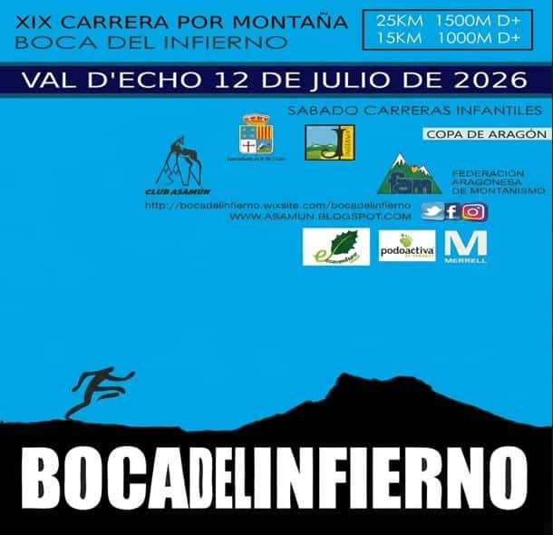 BOCA DEL INFIERNO 2026 en Huesca (25km, 15km, 7km, 4km)