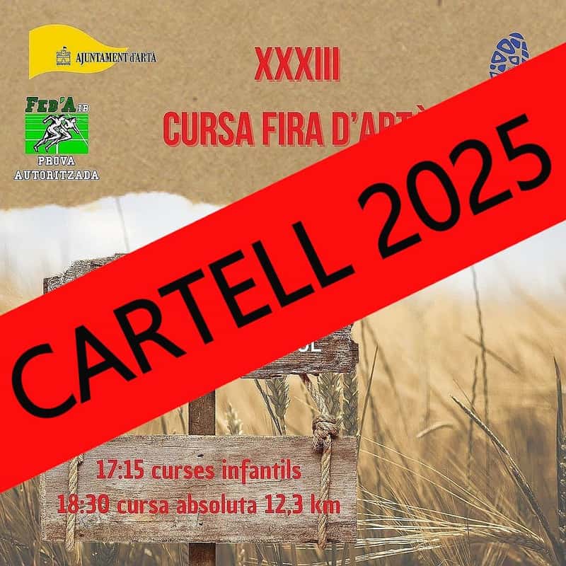 XXXIV Cursa Fira d'Artà 2026 en Artà (12.3km)