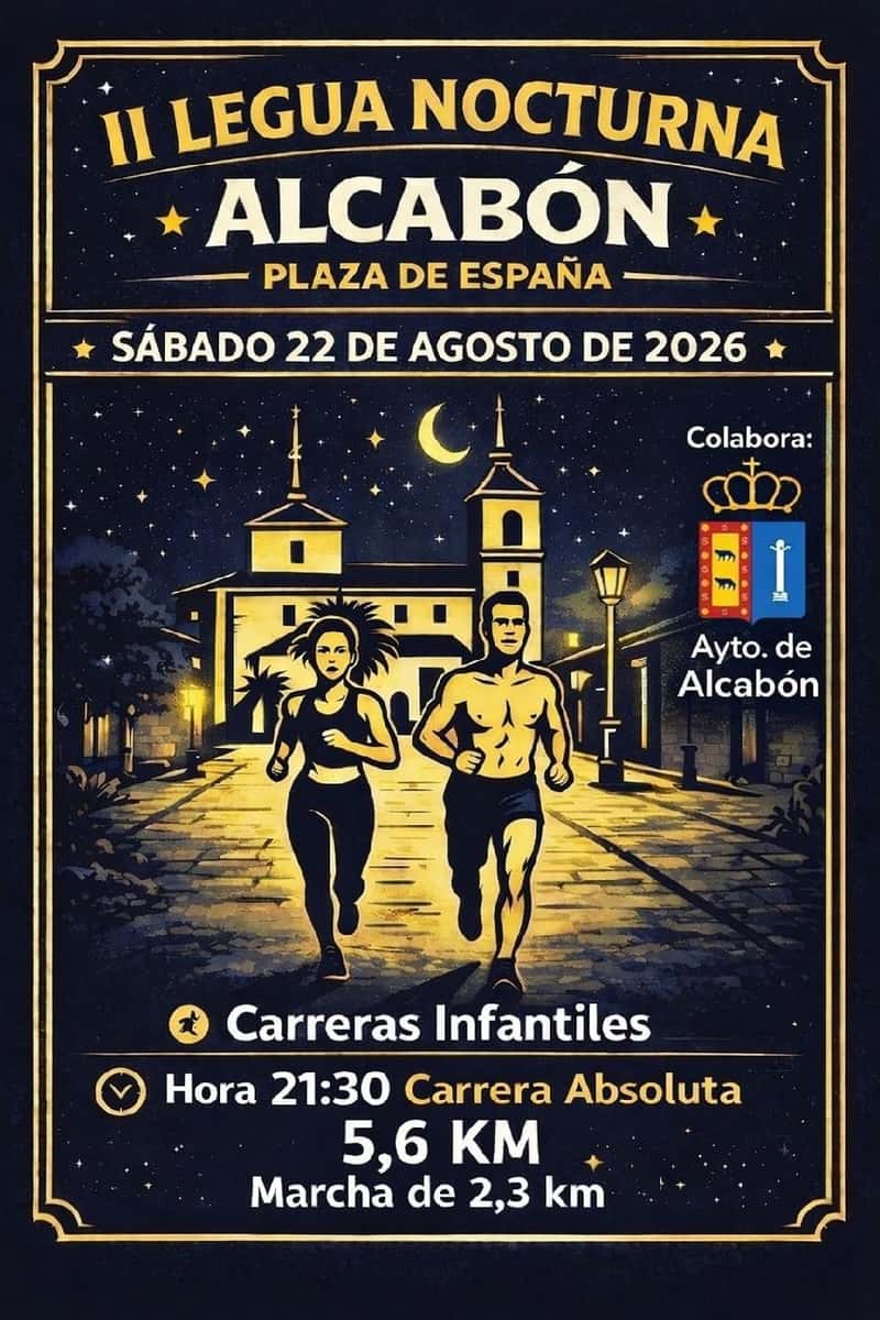 II Legua Urbana Nocturna de Alcabón en Alcabón (5.6km, 2.8km)