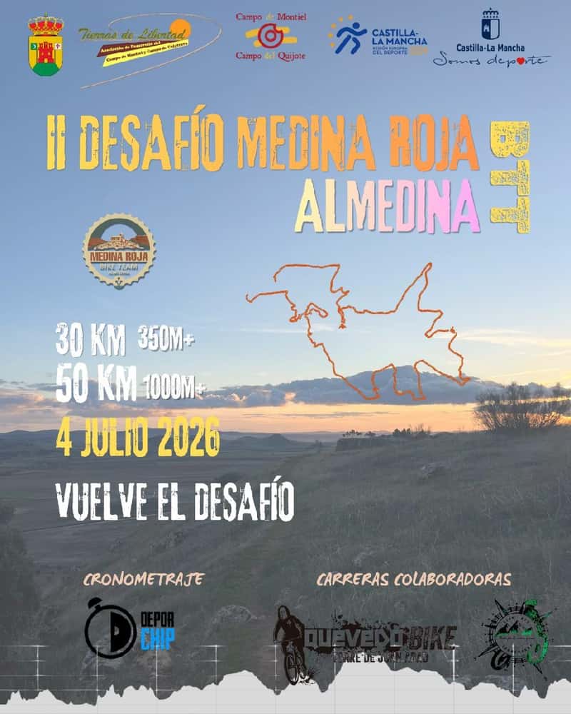 II DESAFÍO MEDINA ROJA MTB ALMEDINA en Almedina (50km, 30km)
