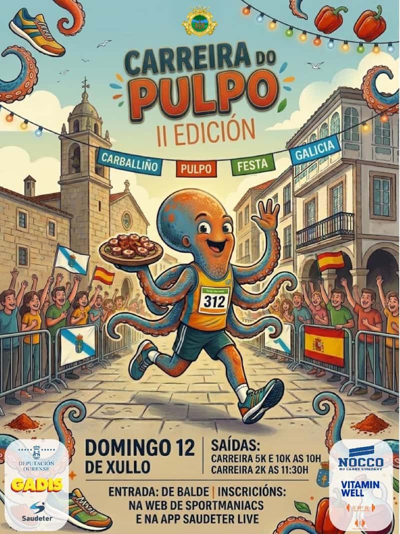 II Carreira Popular do Pulpo en Carballino (10km, 5km, 2km)